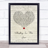 Thin Lizzy Whiskey in the jar 1973 Script Heart Song Lyric Quote Music Print