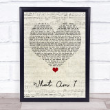 Why Don't We What Am I Script Heart Song Lyric Quote Music Print