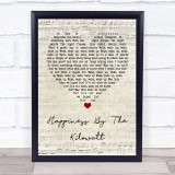 Alexisonfire Happiness By The Kilowatt Script Heart Song Lyric Quote Print