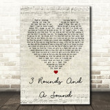 Blind Pilot 3 Rounds And A Sound Script Heart Song Lyric Quote Print