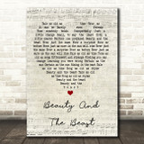 Angela Lansbury Beauty And The Beast Script Heart Song Lyric Quote Print