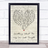 Elton John Something About The Way You Look Tonight Script Heart Song Print