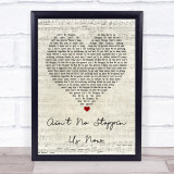 McFadden And Whitehead Ain't No Stoppin Us Now Script Heart Song Lyric Print