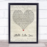 Paramore Still Into You Script Heart Quote Song Lyric Print