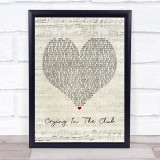 Camila Cabello Crying In The Club Script Heart Song Lyric Print