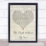 The Lotus Eaters The First Picture Of You Script Heart Song Lyric Print