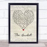 Kings Of Leon The Bucket Script Heart Song Lyric Print