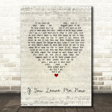 Chicago If you leave me now Script Heart Song Lyric Print