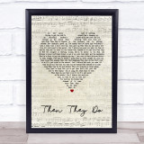 Trace Adkins Then They Do Script Heart Song Lyric Quote Print