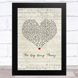 Barenaked Ladies The Big Bang Theory Theme Script Heart Song Lyric Music Art Print
