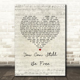 Savage Garden You Can Still Be Free Script Heart Song Lyric Music Art Print
