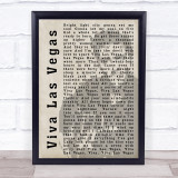 Elvis Presley Viva Las Vegas Face Shadow Song Lyric Quote Print