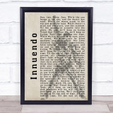 Queen Innuendo Shadow Song Lyric Quote Print