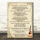 Whitney Houston Greatest Love Of All Song Lyric Vintage Quote Print