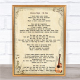 Alicia Keys No One Song Lyric Quote Print