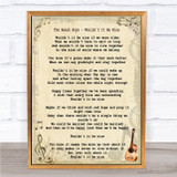 The Beach Boys Wouldn't It Be Nice Song Lyric Quote Print