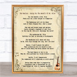 The Beatles Being For The Benefit Of Mr Kite! Song Lyric Quote Print