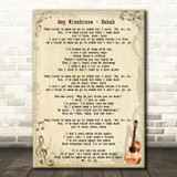 Amy Winehouse Rehab Song Lyric Quote Print