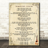 The Beautiful South A Little Time Song Lyric Quote Print