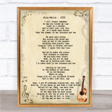 Anne-Marie 2002 Song Lyric Quote Print