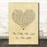 Peggy Lee The Folks Who Live On The Hill Vintage Heart Song Lyric Print