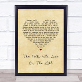 Peggy Lee The Folks Who Live On The Hill Vintage Heart Song Lyric Print