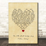 Simon & Garfunkel The 59th Street Bridge Song (Feelin' Groovy) Vintage Heart Song Lyric Print