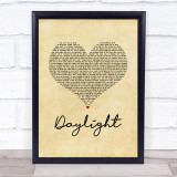 Taylor Swift Daylight Vintage Heart Song Lyric Print
