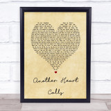 The All-American Rejects Another Heart Calls Vintage Heart Song Lyric Print