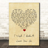 Betty Hutton I Wish I Didn't Love You So Vintage Heart Song Lyric Print