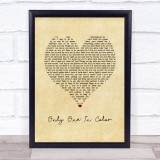 Trapt Only One In Color Vintage Heart Song Lyric Print