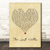 Engelbert Humperdinck The Last Waltz Vintage Heart Song Lyric Print