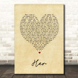 Anne-Marie Her Vintage Heart Song Lyric Print