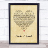 Matchbox 20 Back 2 Good Vintage Heart Song Lyric Wall Art Print