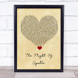 Angels & Airwaves The Flight Of Apollo Vintage Heart Song Lyric Quote Music Print