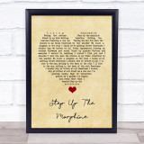 DMA'S Step Up The Morphine Vintage Heart Song Lyric Quote Music Print