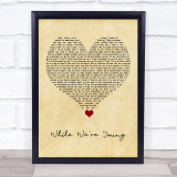 Jhene Aiko While We're Young Vintage Heart Song Lyric Quote Music Print