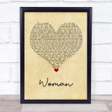 Kesha Woman Vintage Heart Song Lyric Quote Music Print