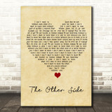 Ruelle The Other Side Vintage Heart Song Lyric Quote Music Print