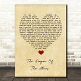Tracy Byrd The Keeper Of The Stars Vintage Heart Song Lyric Quote Music Print