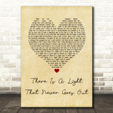 The Smiths There Is A Light That Never Goes Out Vintage Heart Song Lyric Print