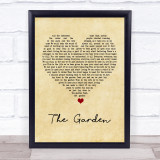 Take That The Garden Vintage Heart Song Lyric Quote Print