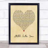 Paramore Still Into You Vintage Heart Quote Song Lyric Print