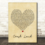 Twin Atlantic Crash Land Vintage Heart Song Lyric Print