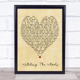 Watching The Wheels John Lennon Vintage Heart Quote Song Lyric Print