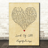 Lord of all hopefulness Jan Struther Vintage Heart Song Lyric Print