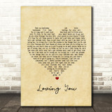 Paolo Nutini Loving You Vintage Heart Song Lyric Print