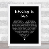 Pierce The Veil Kissing In Cars Black Heart Song Lyric Print
