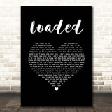 Primal Scream Loaded Black Heart Song Lyric Print