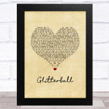 Sigma feat. Ella Henderson Glitterball Vintage Heart Song Lyric Music Art Print
